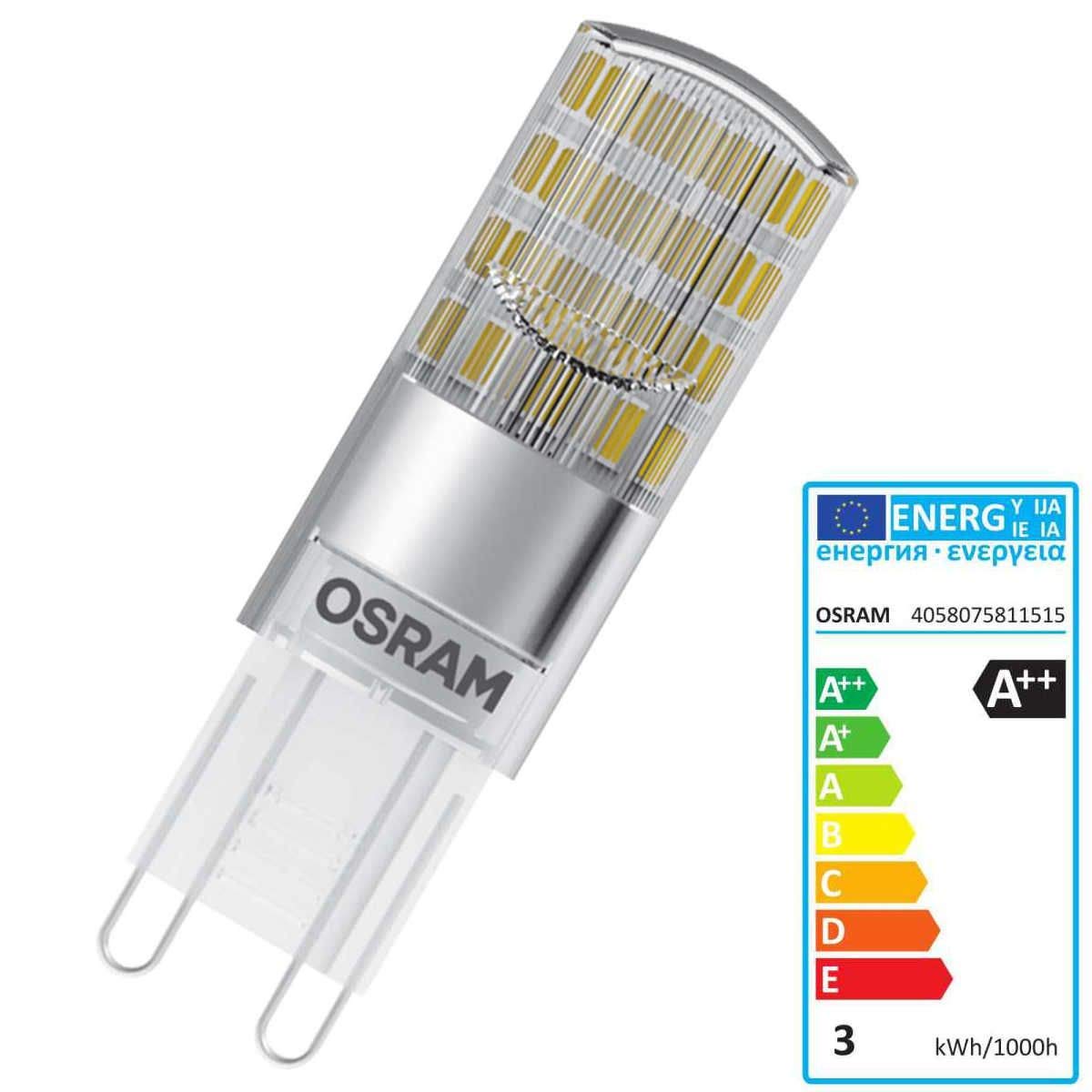 OSRAM LED Lamps, Special, G9, 2.6 W, Other, 4058075811515