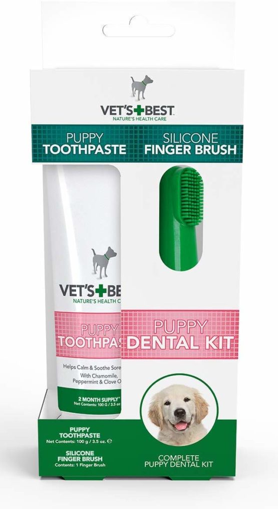 Vet’s Best Puppy Toothpaste, Teeth Cleaning and Fresh Breath Dental