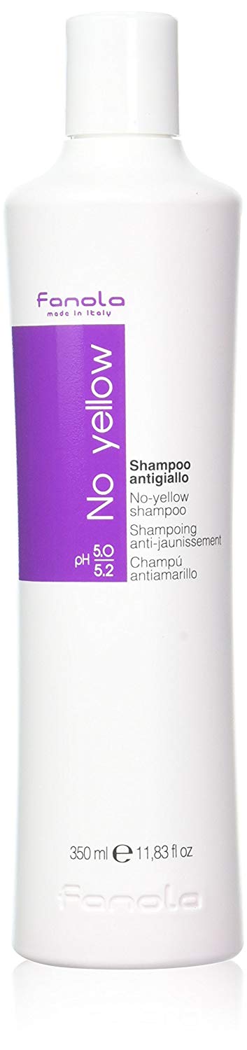 Fanola No Yellow Shampoo, 350ml,package may vary, Purple, 350 ml (Pack of 1)