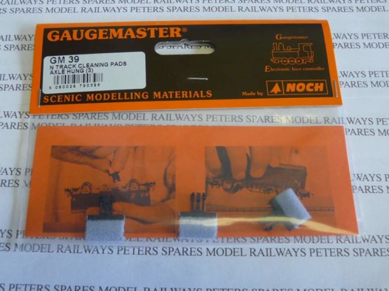 Gaugemaster GM39 Axle Hung Track Cleaning Pads N Scale (3)