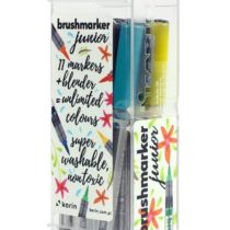 KARIN Brushmarker Junior 11 Basic Colours +1 Blender Set