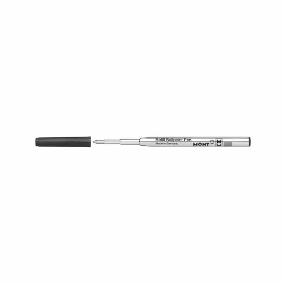 Montblanc Ballpoint Pen Refills (M) Mystery Black 116190 – Refill Ink with a Medium Tip for Montblanc Biros – 2 x Black Ballpen Refills - Image 2