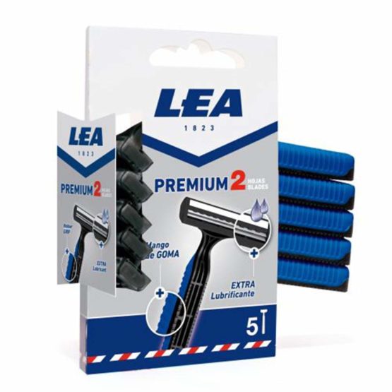 Lea Premium 2 Blade Disposable Razors 1pack with 5pcs