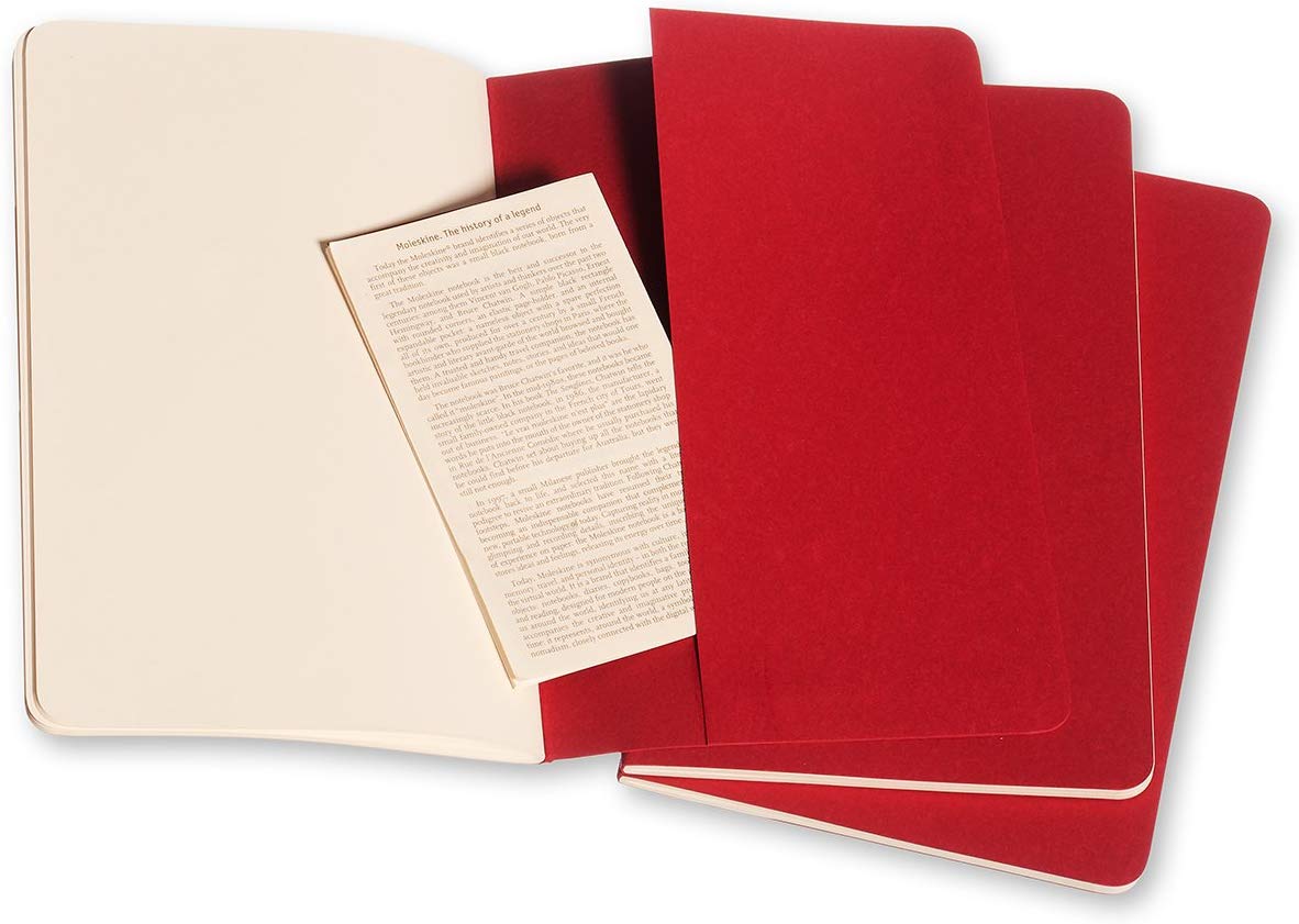 Plain Cahier: Large (Moleskine Srl), S31038, Red - Image 4