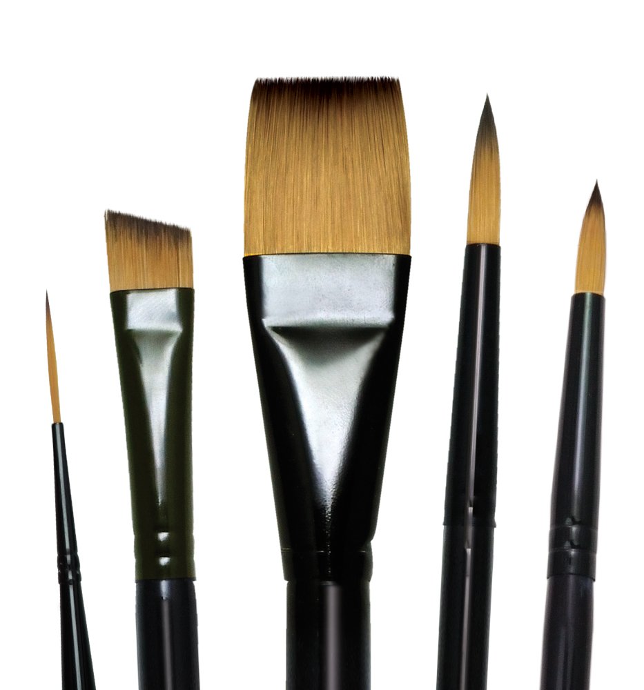 Royal and Langnickel Majestic Premium Watercolour Brush Set (Pack of 5), 5/Pkg, 1 Inch