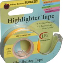 Lee Products 1/2 x 720-inch Highlighter Tape, Fluorescent Yellow