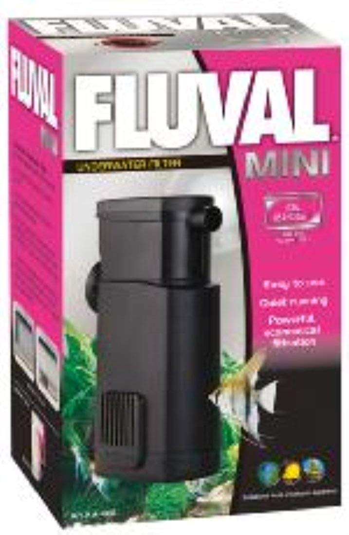 Fluval Mini Underwater Filter, 200 Litre Per Hour, Black, Small