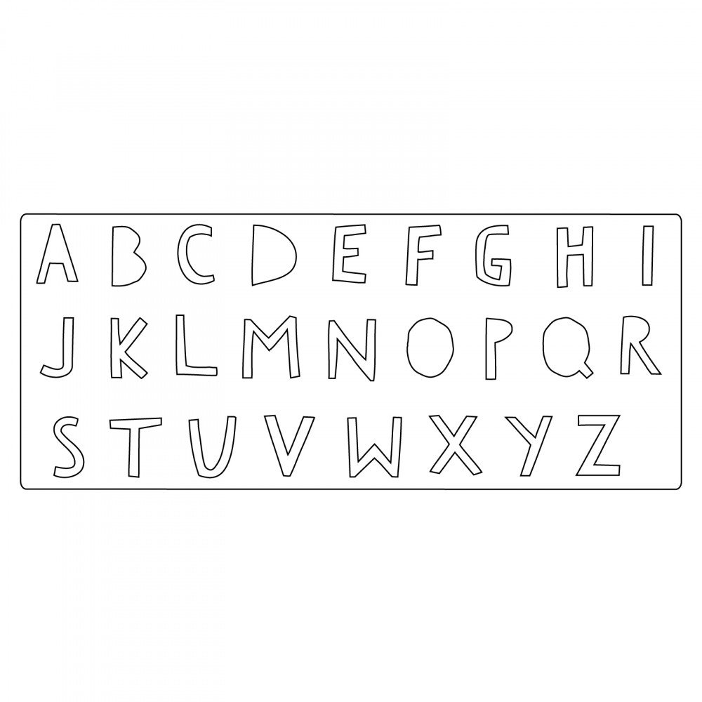 Sizzix Bigz XL Alphabet Die-Cutout Upper by Tim Holtz, Wood/Steel/Plastic, Multi-Colour, 37.6 x 15.3 x 2 cm - Image 3