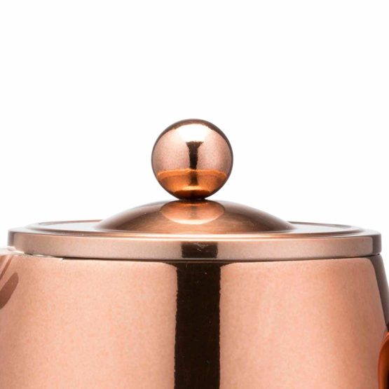KitchenCraft Le'Xpress 8-Cup Insulated Metal Cafetière, 1 Litre, Copper Finish - Image 3