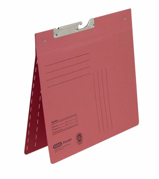 Elba 90462BL Suspension File Manila Cardboard Recycled Material 320 g/m² Commercial Binding and Slit Pack of 25 Blue Hanging Files, Manila Cardboard (RC) 320g / m² red - Image 2