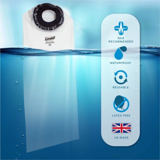 LimbO Waterproof Protectors Cast and Dressing Cover - Adult Full Leg (M100: 52-65 cm Upper Thigh Circ. (5’5–6’0)) - Image 4