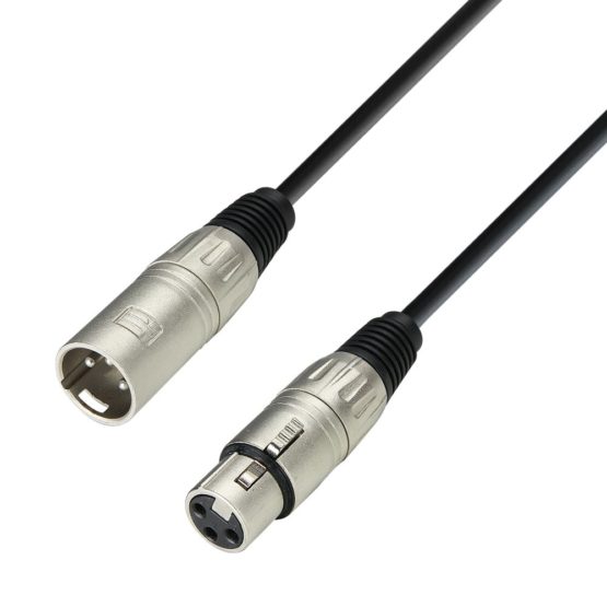 Adam Hall Cables K3MMF1000 Mikrofonkabel XLR female auf XLR male 10m