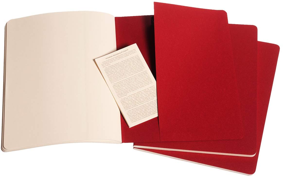Plain Cahier: Extra Large (Moleskine Srl), Red, X-Large - Image 3