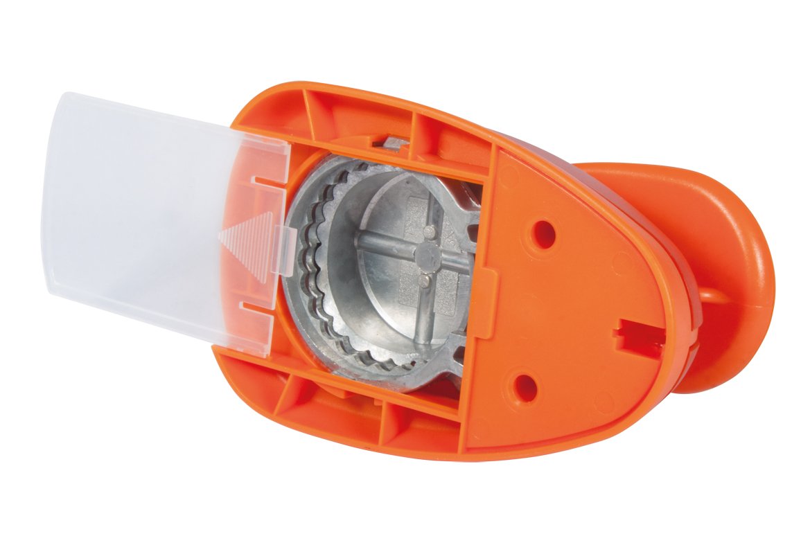 RAYHER Round Motive Puncher with Deco Border, Orange, 5.08 cm, 5.08 cm (2 inches) - Image 2