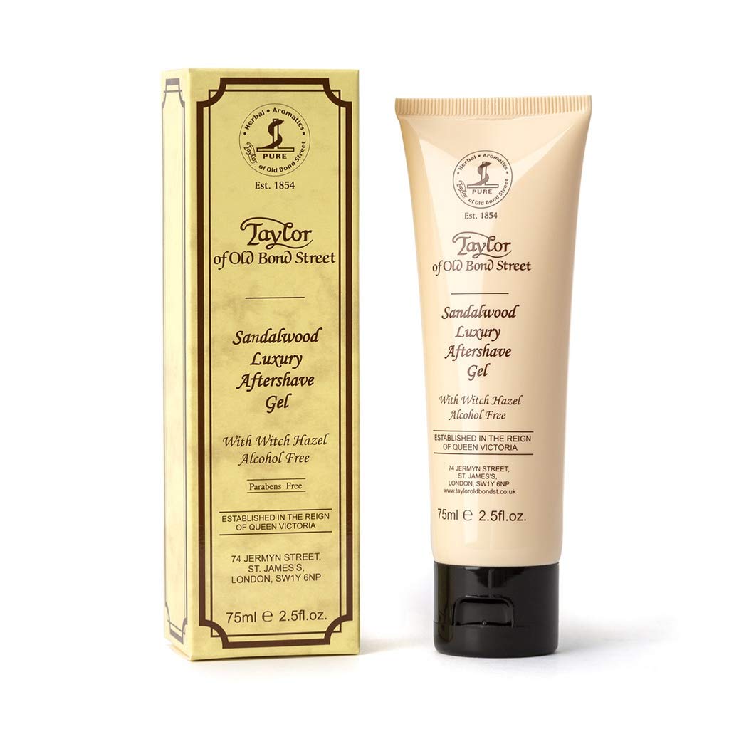 Taylor of Old Bond Street 75ml Luxury Sandalwood Aftershave Gel, 75 ml (Pack of 1)