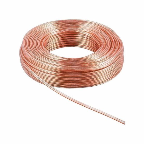 Goobay 15124 Speaker Cable, Transparent, CU, 5 mm Diameter, 50 m Cable Length - Image 2