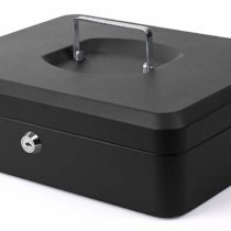 PAVO 8011858 12 inch Cash Box - Black