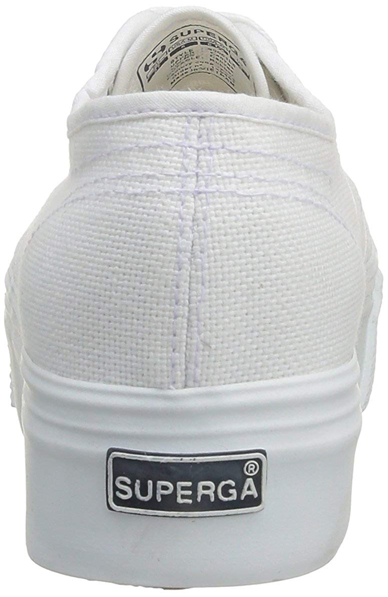 Superga Women's 2790 acotw Linea Up and Down Sneaker, White 901 White, 4 UK - Image 3