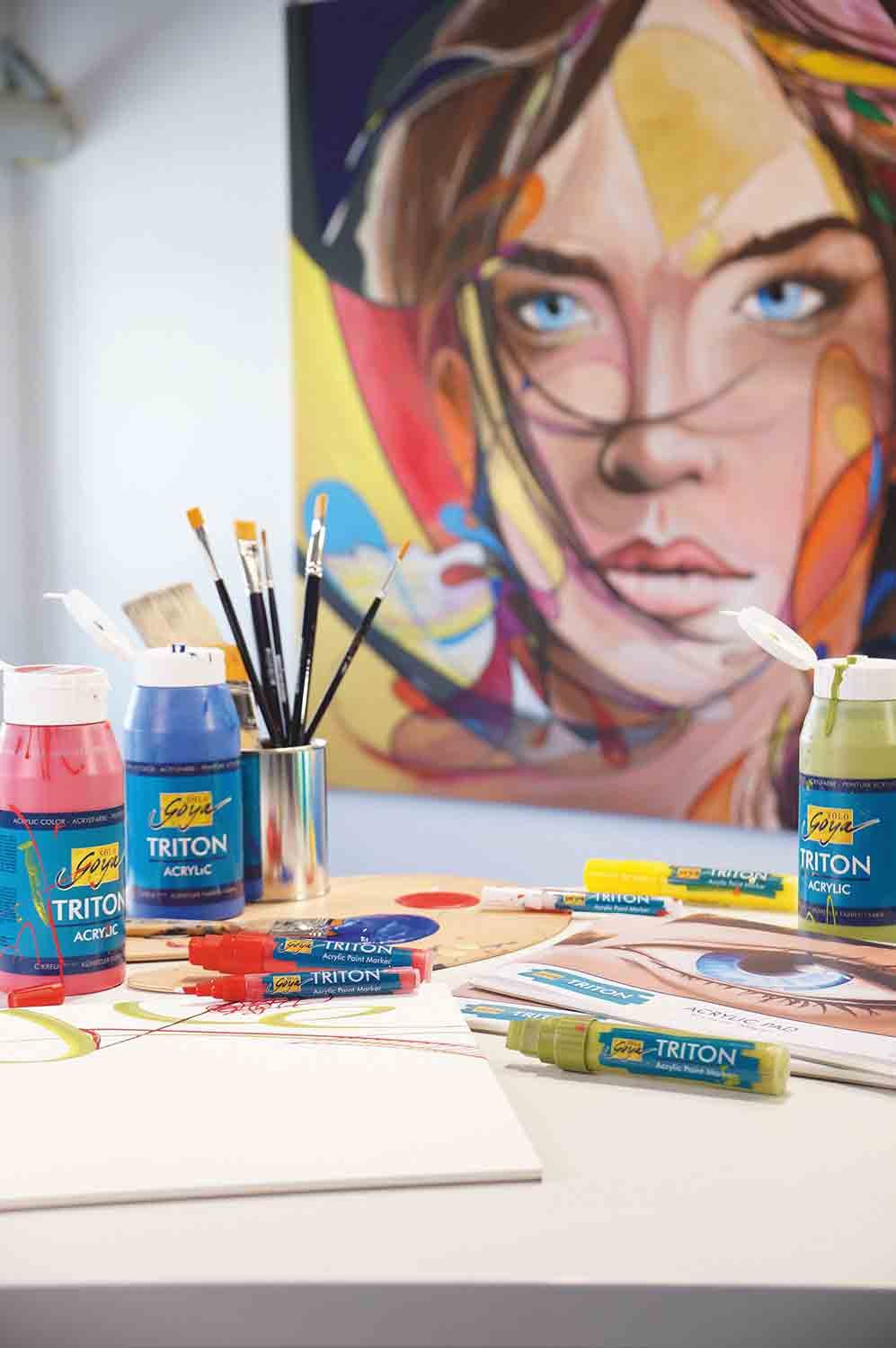KREUL Solo Goya Triton acrylic basic turquoise, 750 ml (Pack of 1) - Image 4