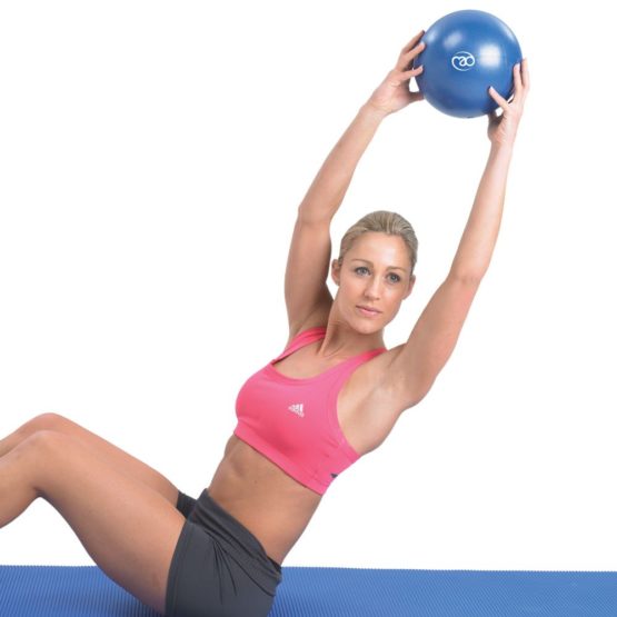 Fitness Mad FMES7 Yoga-Mad Exersoft Ball,Blue, 7 inch - Image 3