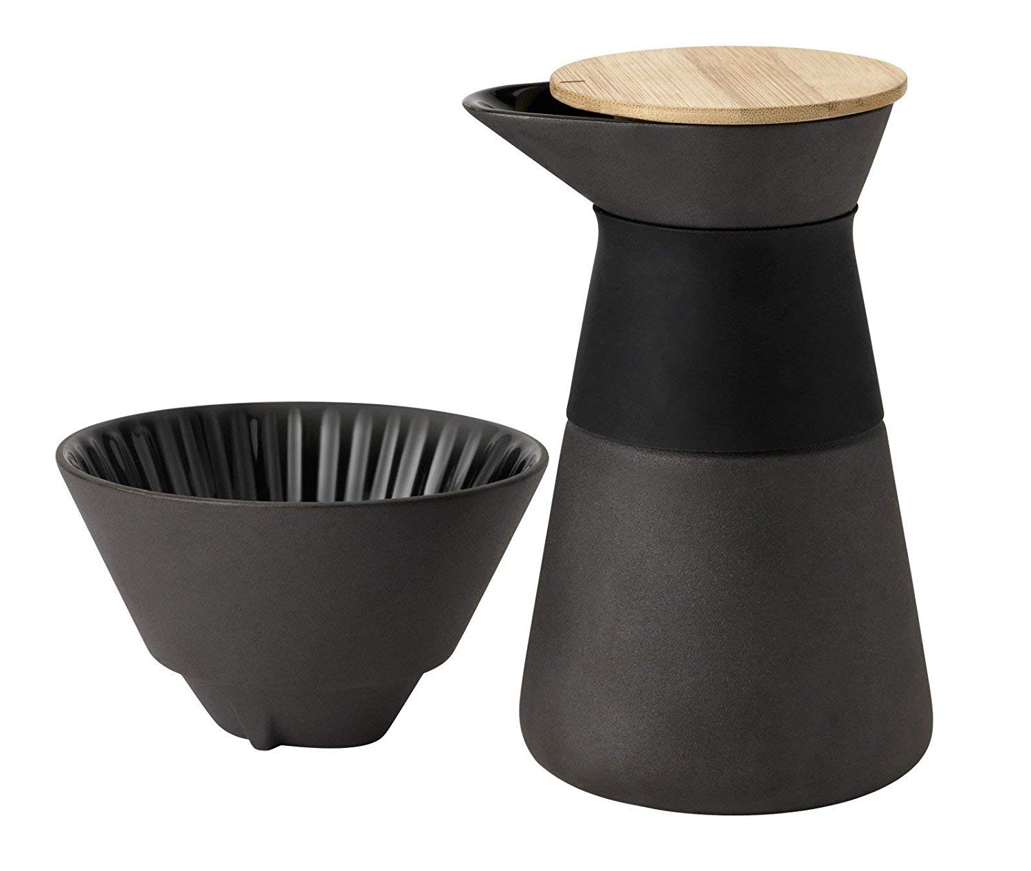 Stelton 14 x 14 x 23.5 cm The Slow Brew Coffee Maker, Black - Image 2
