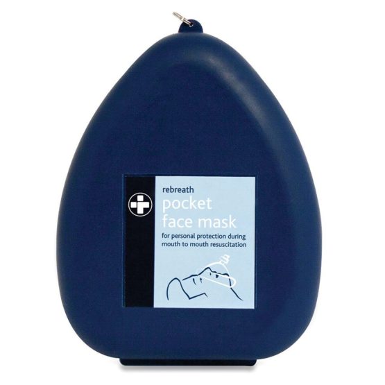 Rebreath Pocket Face Mask with Valve for CPR - Perfect for First Aiders - Image 2