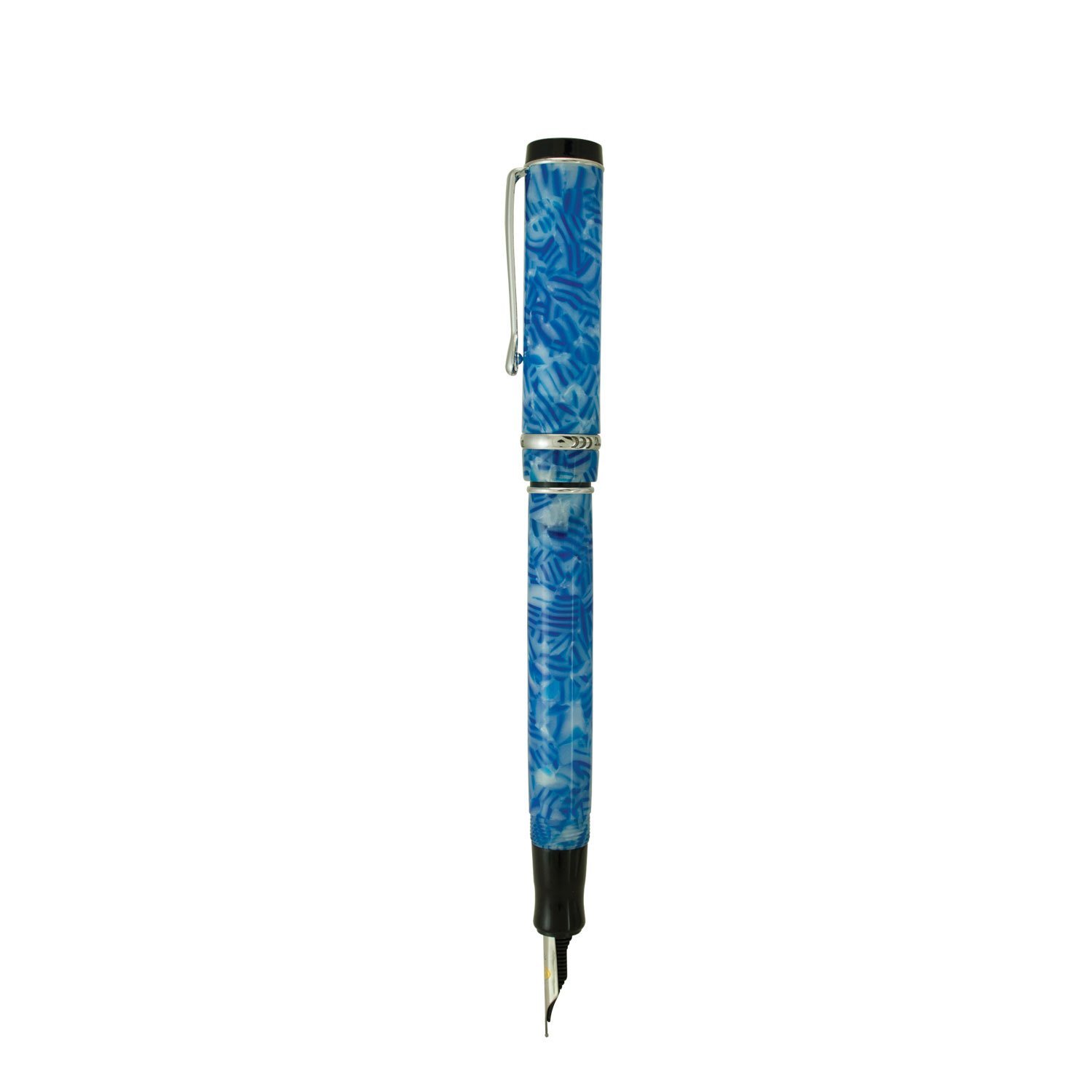 Conklin Duragraph Fountain Pen with Medium Nib - Ice Blue - Image 4