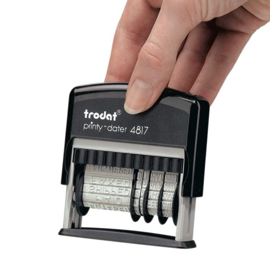 Trodat Printy 4817 Replacement Ink Pad - Green (Pack of 2) - Image 3