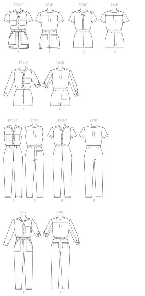 McCall's Patterns 7330 Y,Misses Rompers and Jumpsuits,Sizes XSM-MED, Multicolor, Y (X Small-Medium) - Image 2