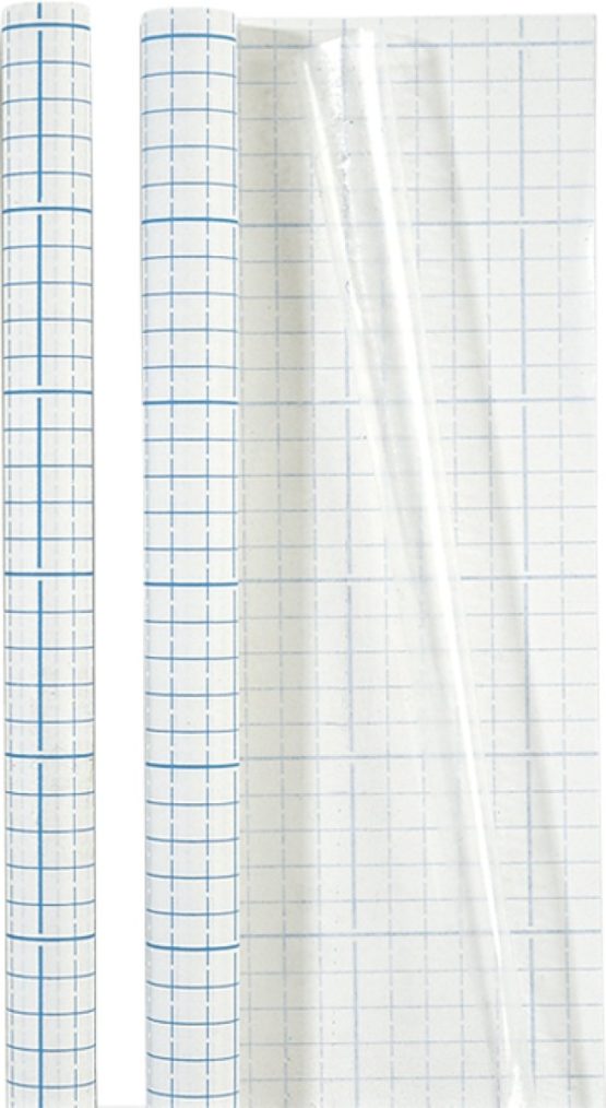 Brunnen 1040061, Wrapping Foil for Book, Transparent, 1 m x 0.45 m