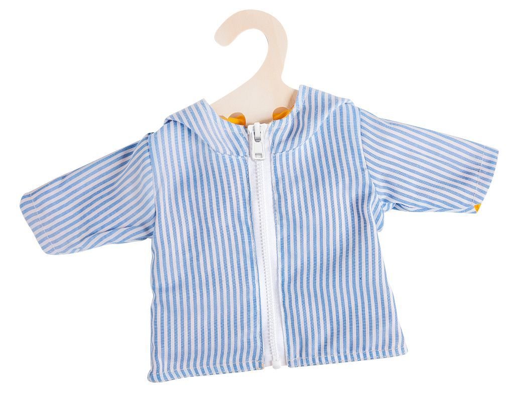 Heless 2525Heless Maritim Reversible Jacket for Doll, Mehrfarbig, Medium - Image 2