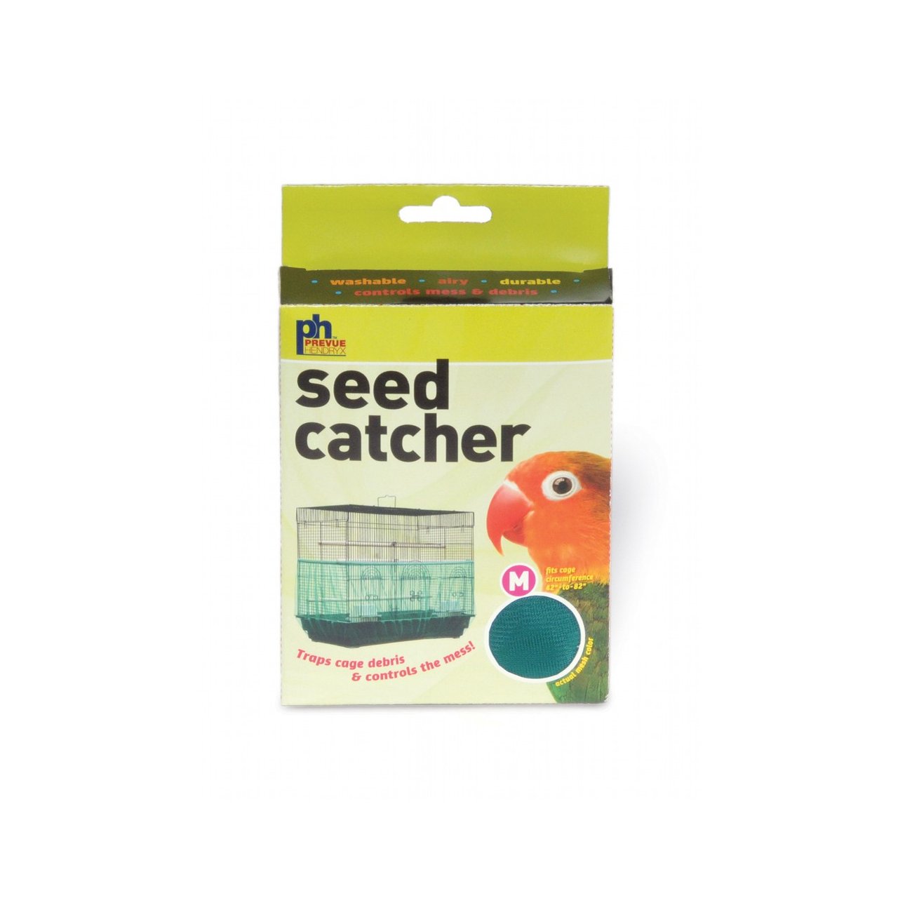 Prevue Pet Products Mesh Bird Seed Catcher 8" H, Green, 0.4"L x 0.3"W x 0.6"H