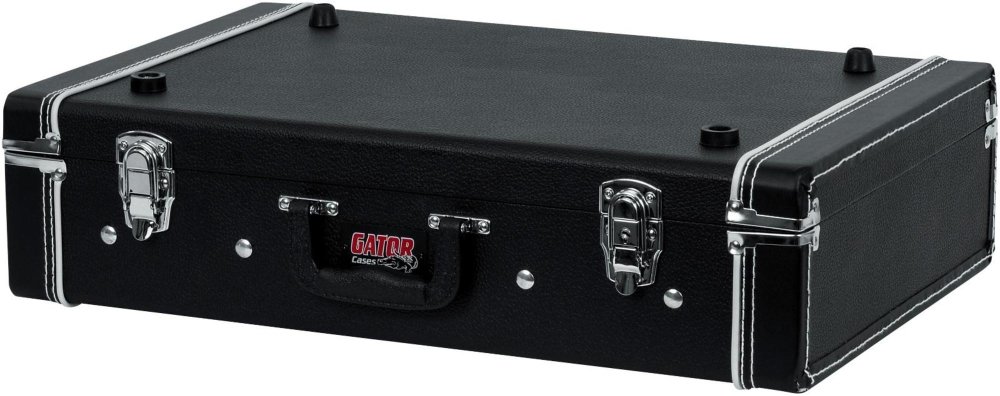 Gator GW-GIGBOXJR Gig-Box Jr. Pedal Board/Guitar Stand Case, Black, 54.6 x 36.8 cm