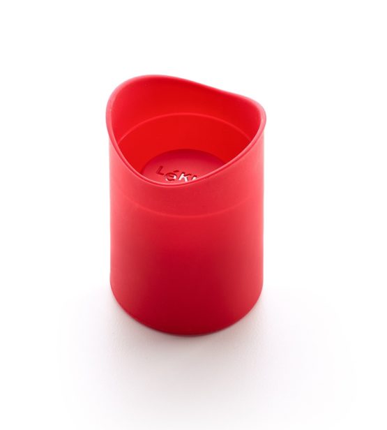 Lékué Cookie Glass, Silicone, Red, 5 x 5 x 6.8 cm