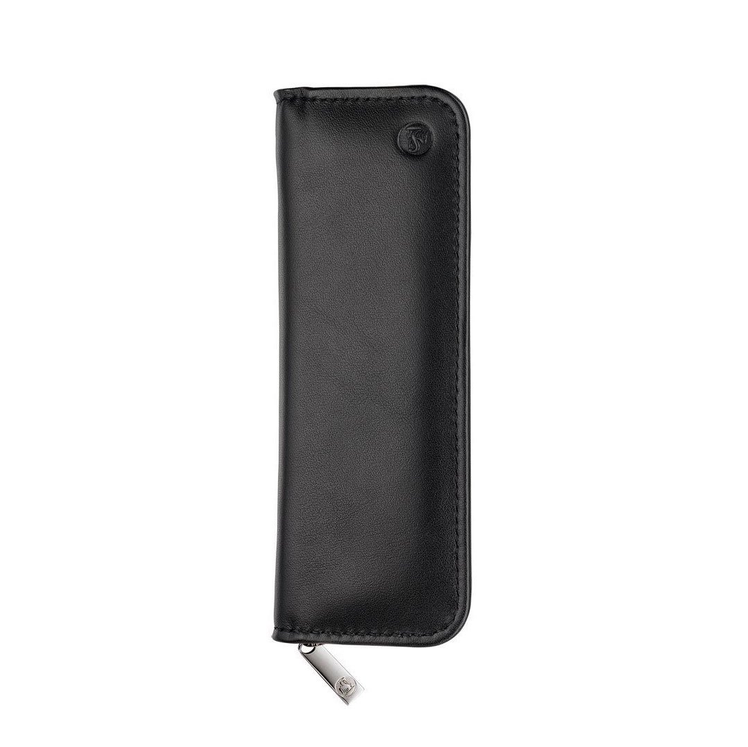 Pelikan-Leather Cigarette Case for Two Writing Instruments 958017, Black, 1.38 x 0.79 x 5.12 inches