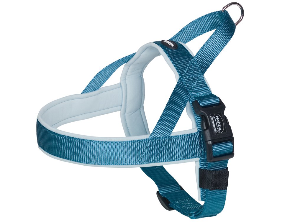 Nobby Classic Preno Norwegian Harness, 38-50 cm+36 cm/20-25 mm, Light Blue, 38 x 20 x 8 cm (Pack of 1)