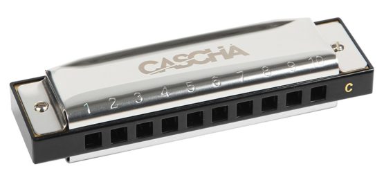 Cascha harmonica learner's set for beginners - Italian textbook - 10-hole diatonic harmonica in C-tuning - incl. MP3-CD learning book hard-case cleaning cloth - blues harp school Italian - Image 3