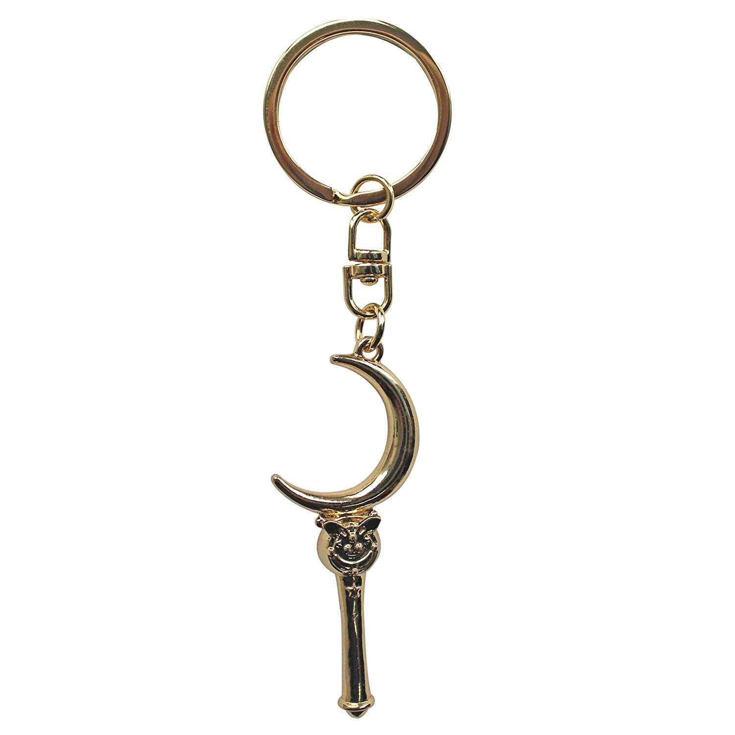 ABYStyle Sailor Moon 3D Premium Metal Keyring - Moon Stick, Unisex-Adults, Standard
