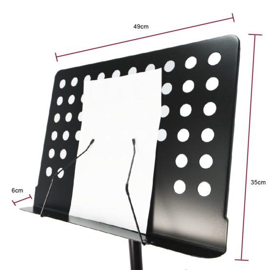 Rocket MS05BK A-Star Heavy Duty Orchestral Music Stand, Black - Image 2
