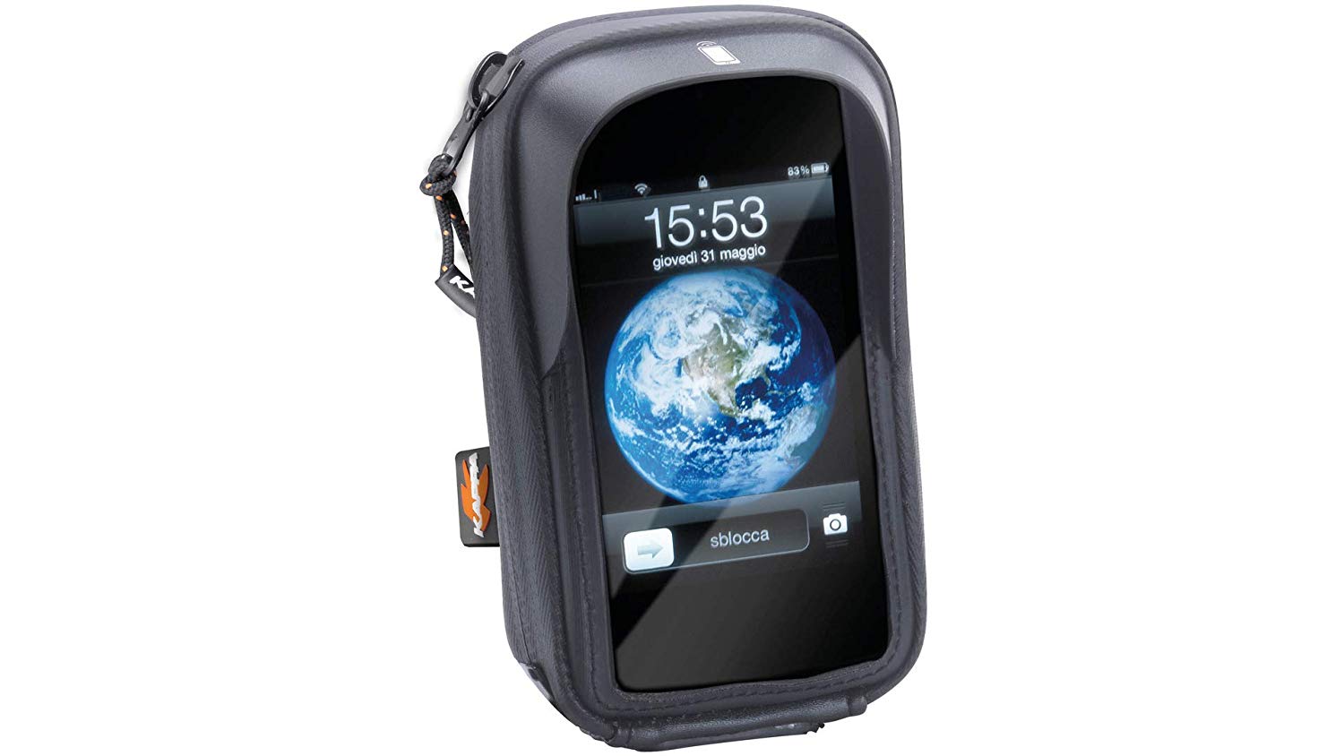 Givi KS955B Navigation Device and Smartphone Bag with Holder, black