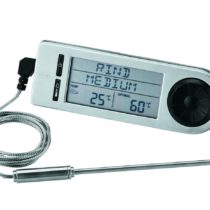 Rösle 16283 Thermometers & Timers, Silver, Black, 14.5x4.7x1.9 cm