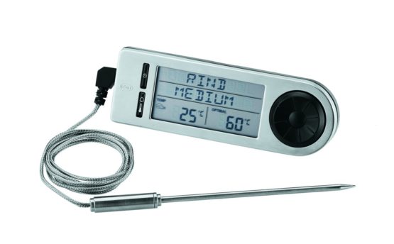 Rösle 16283 Thermometers & Timers, Silver, Black, 14.5x4.7x1.9 cm