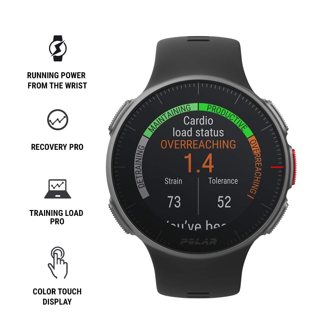 Polar Vantage V Sports Watch for Running Cycling, Swimming, Etc. Precision Prime Sensor Fusion Technology Enabled, Waterproof - Image 2