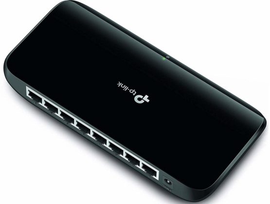 TP-Link TL-SG1008D, 8 Port Gigabit Ethernet Network Switch, Ethernet Splitter, Hub, Desktop and Wall-Mounting, Plastic Case, Plug and Play, Energy-Saving, Black - Image 3