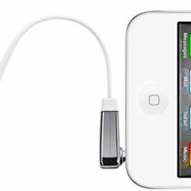 Belkin AV10128CW03-WHT MixIt Colour Range 0.9m Flat Right Angle AUX Cable - White