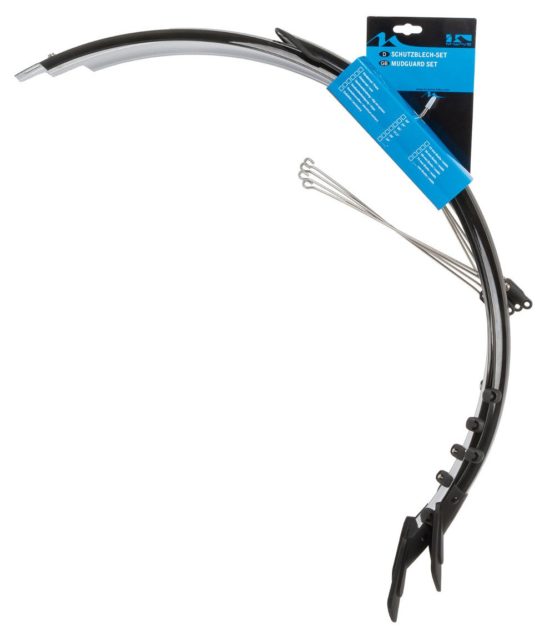 M-Wave Unisex's MS29B Mudguard Set, Black
