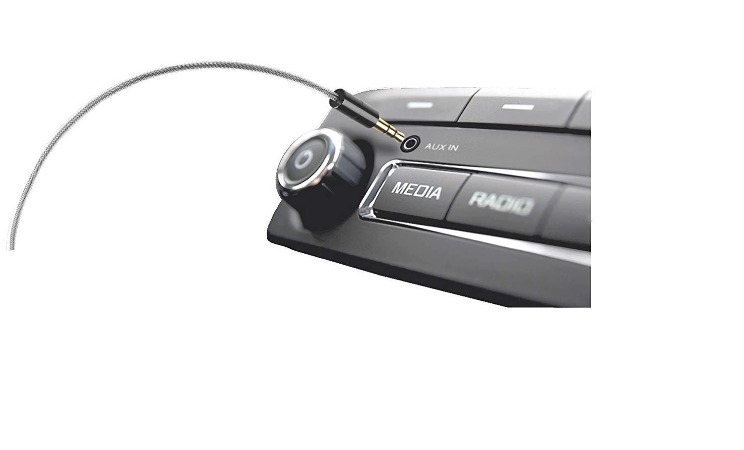Cellularline ST 3.5/3.5 AU Audio Cable - Grey - Image 2