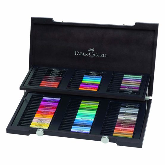 Faber-Castell Pitt Artist Wooden Box, Pack of 90
