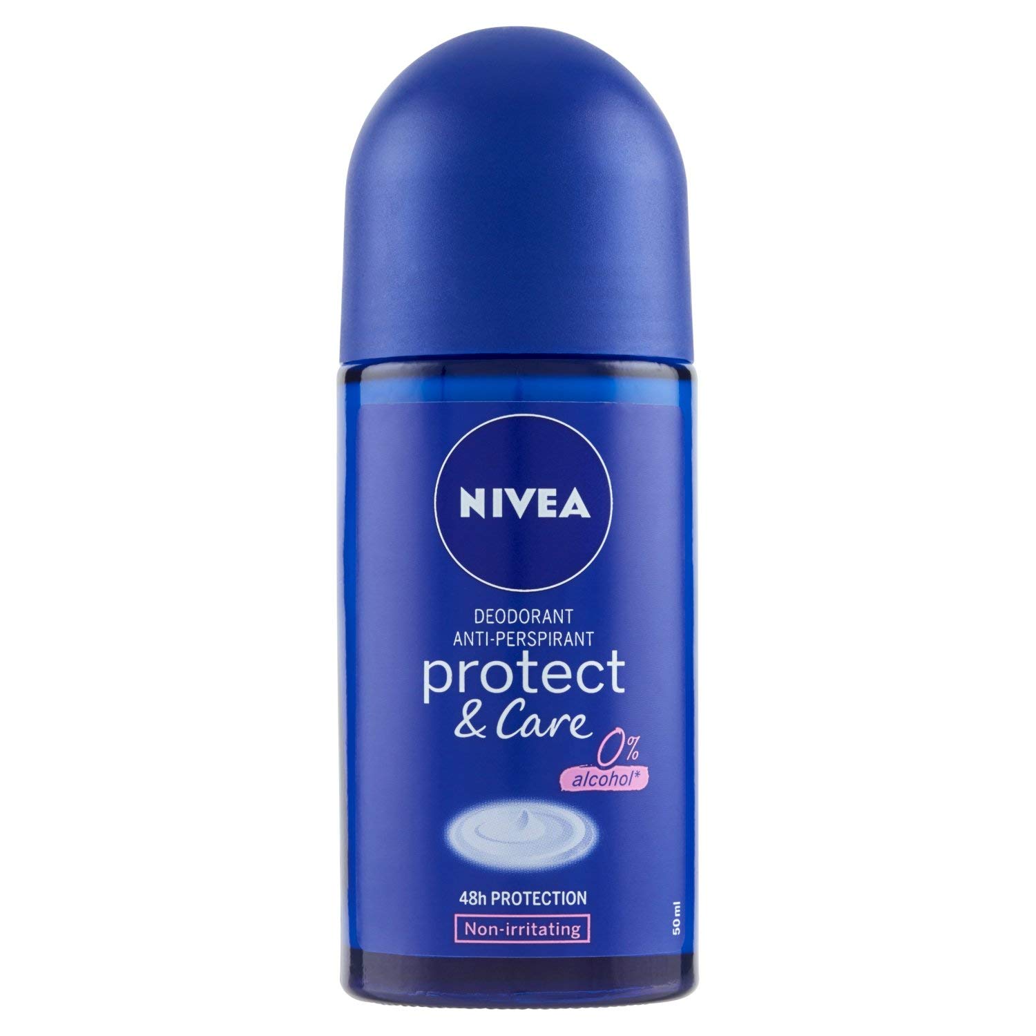NIVEA Nivea Women's Protect & Care Roll-On Deodorant 50 ml 50 ml, Confezione da 3, 50 ml (Pack of 3)