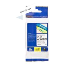 Brother TZe-261 Labelling Tape Cassette, 36 mm (W) x 8 m (L), Laminated, Brother Genuine Supplies - Black on White